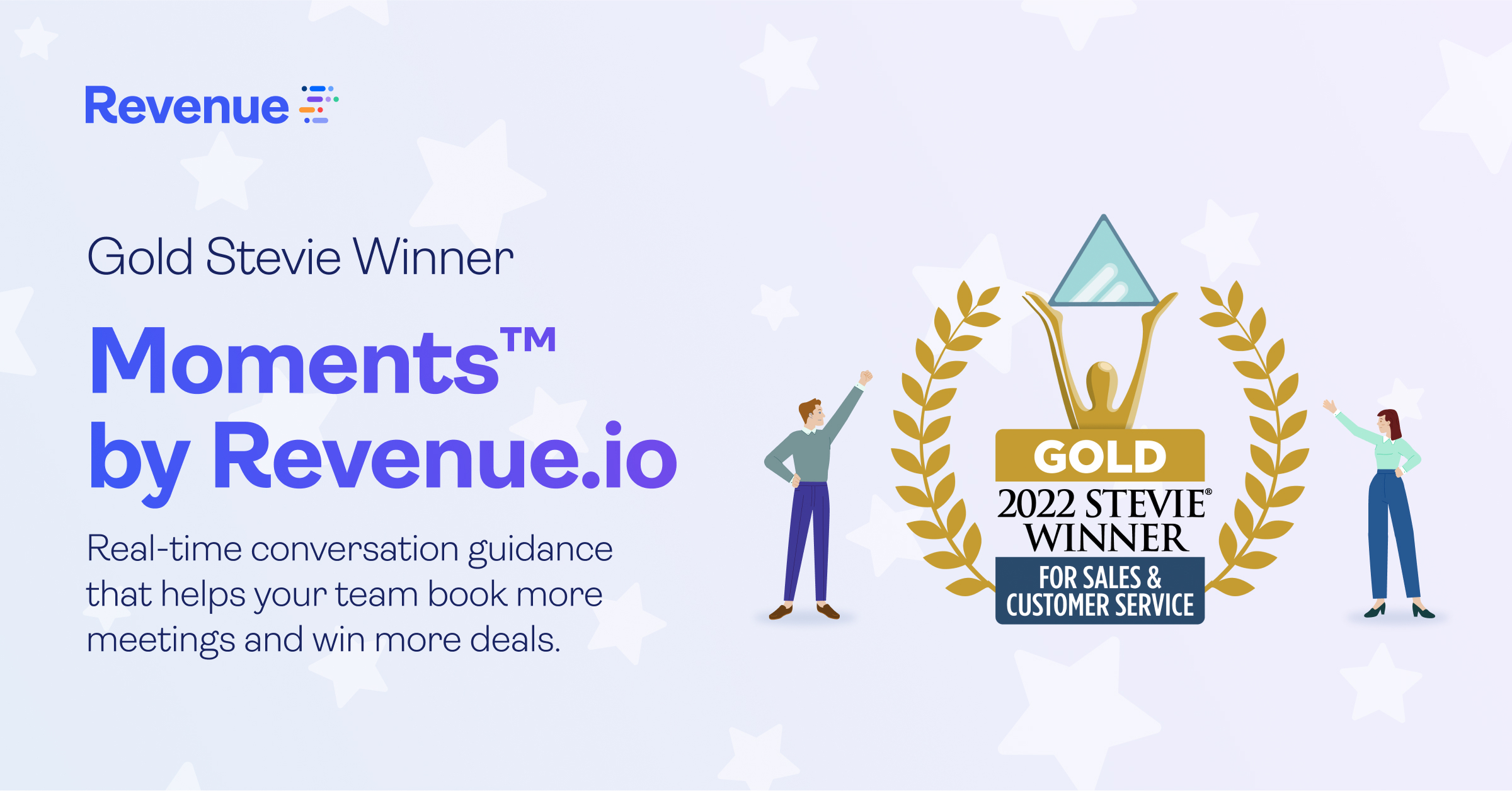 Moments™ by Revenue Wins Gold Stevie® Award in 2022 Stevie Awards for